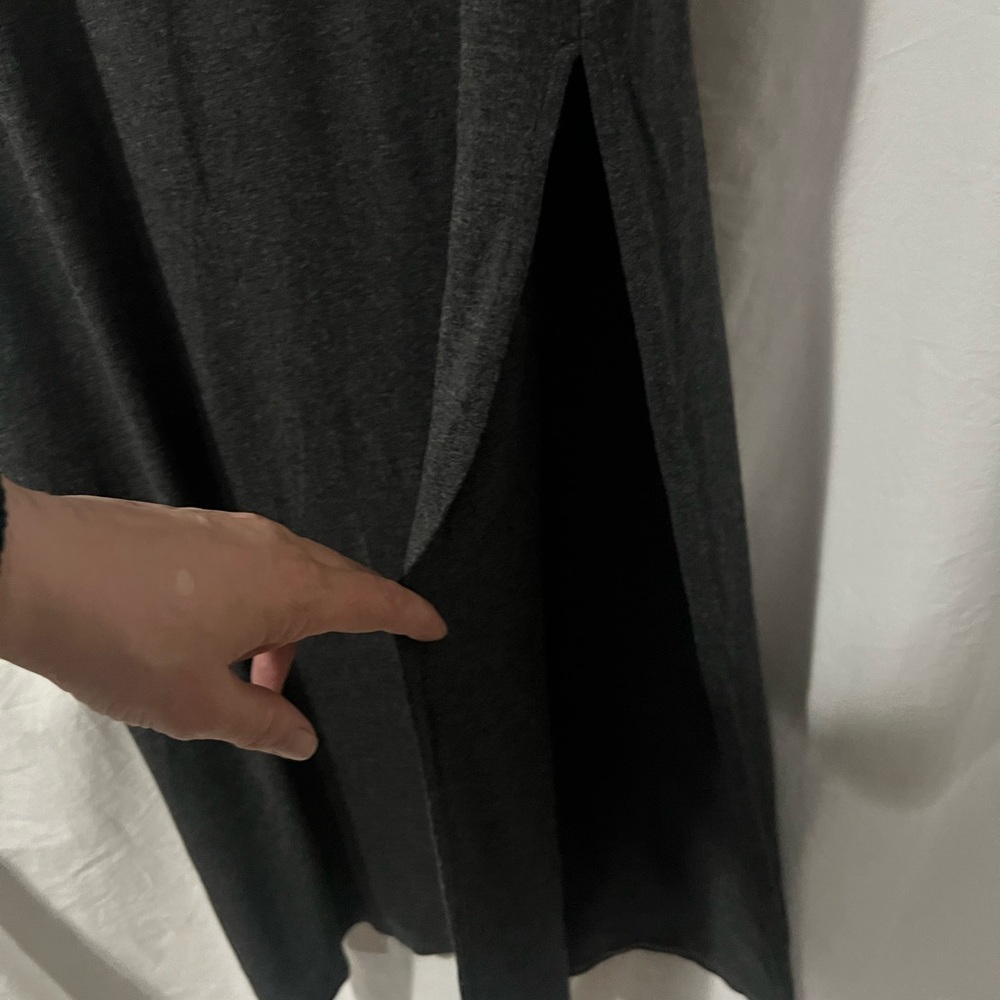 Eileen fisher jersey knit Grey dress Medium - Picture 5 of 5